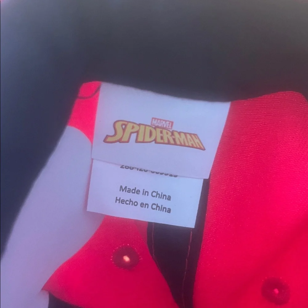NWT Two Marvel Spider-Man Red and Black Kids Cap One Size Fits Most